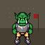 Hashbattle #10, Orc warrior — original NFT artwork